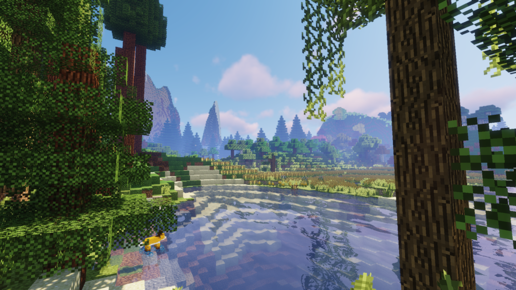 MeinCroft Screenshot mit schöner Landschaft